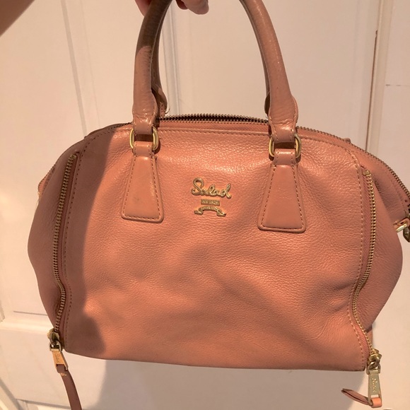 salad Bags Salad Pink Leather Purse Bag Poshmark